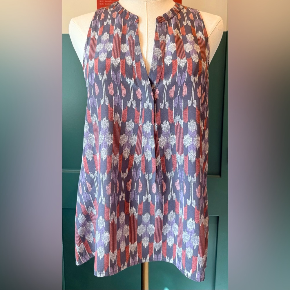 Joie silk bohemian print XS Blouse, new condition